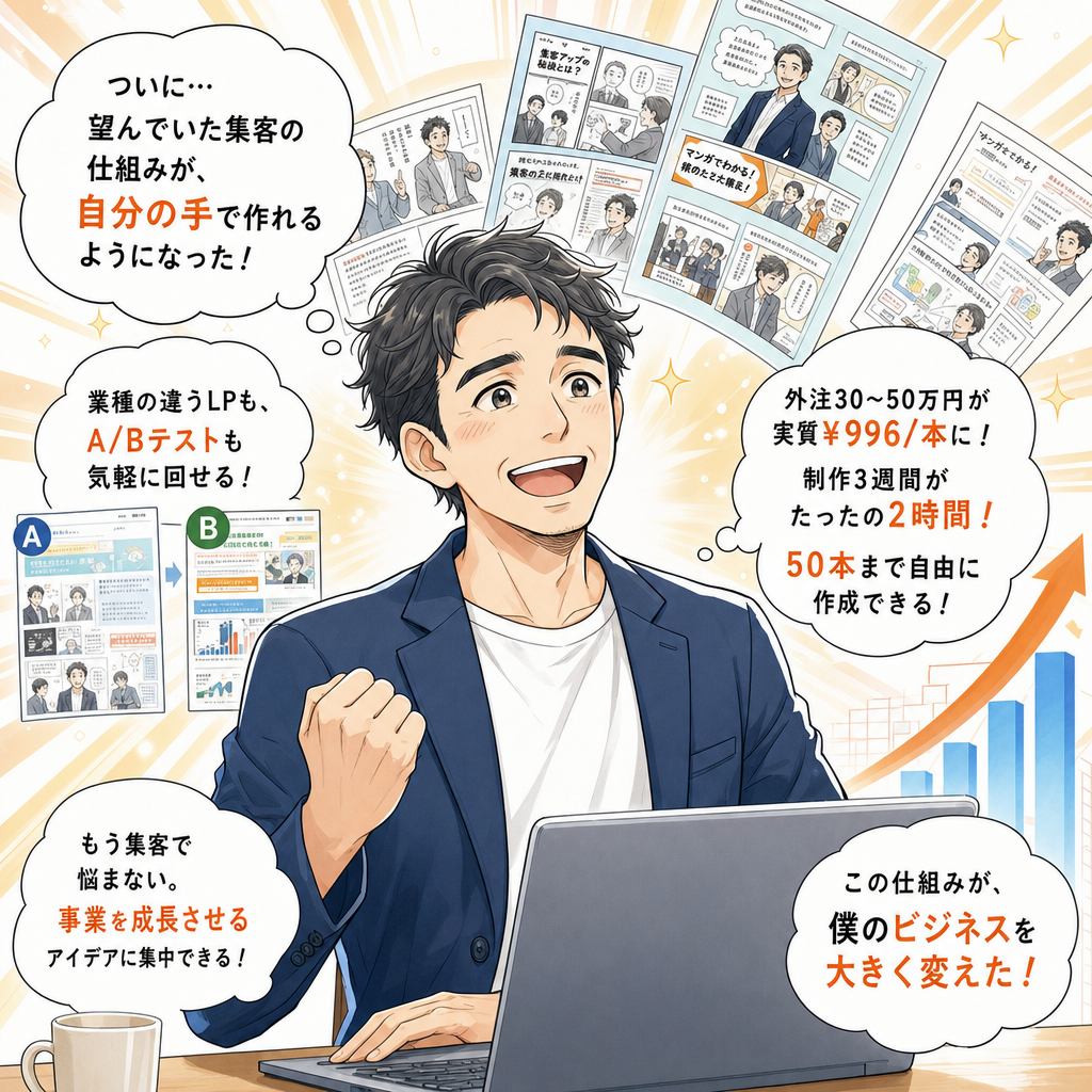 漫画LP革命スタート！